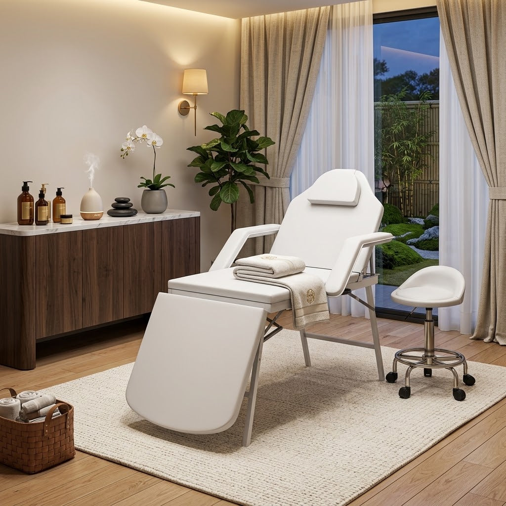 Table de Massage Nomade – Pliante et Portable, 3 Zones Réglables | Kiné, Spa, Institut